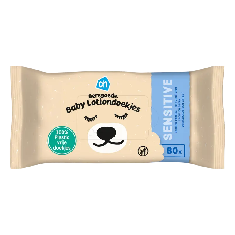 Beregoede baby lotiondoekjes sensitive