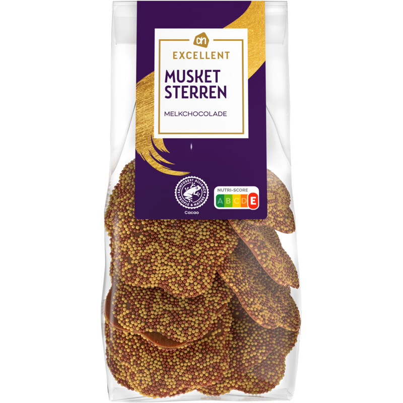 Een afbeelding van AH Excellent Musketsterren melkchocolade