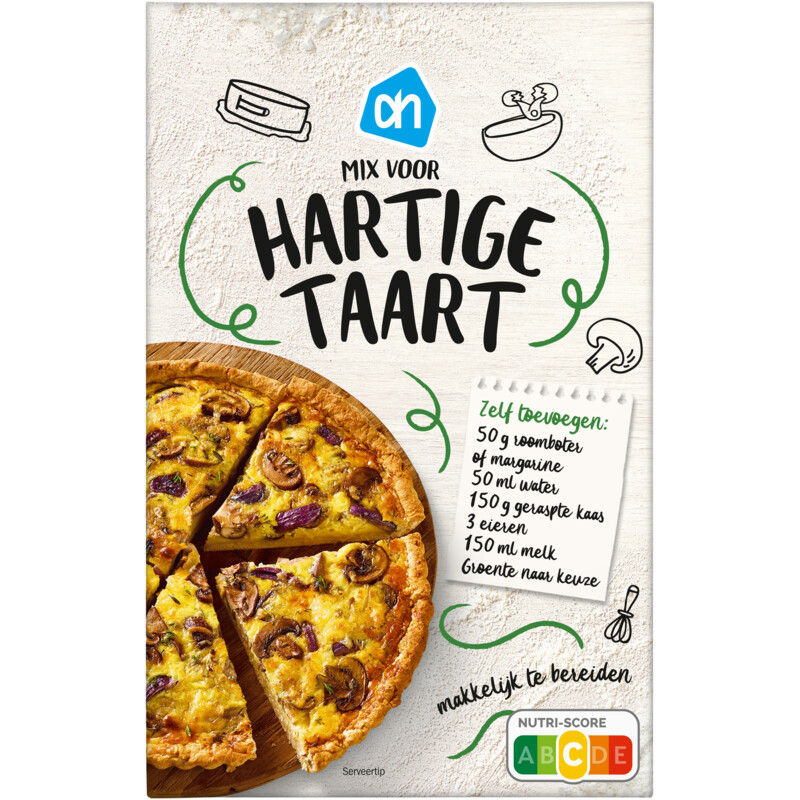 Een afbeelding van AH Mix voor hartige taart