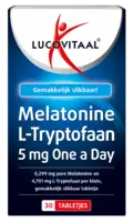 Lucovitaal Melatonine l-tryptofaan tabletten