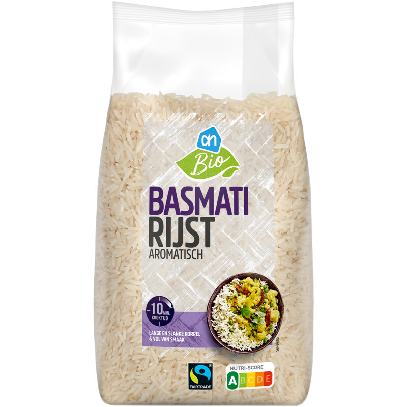 Een afbeelding van AH Biologisch Basmati rijst
