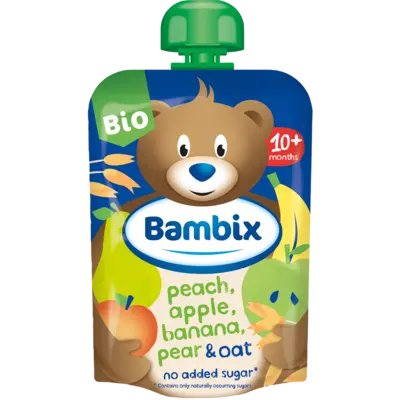 pdp-image-Bambix Peach, apple, banana pear & oat 10m+ bel