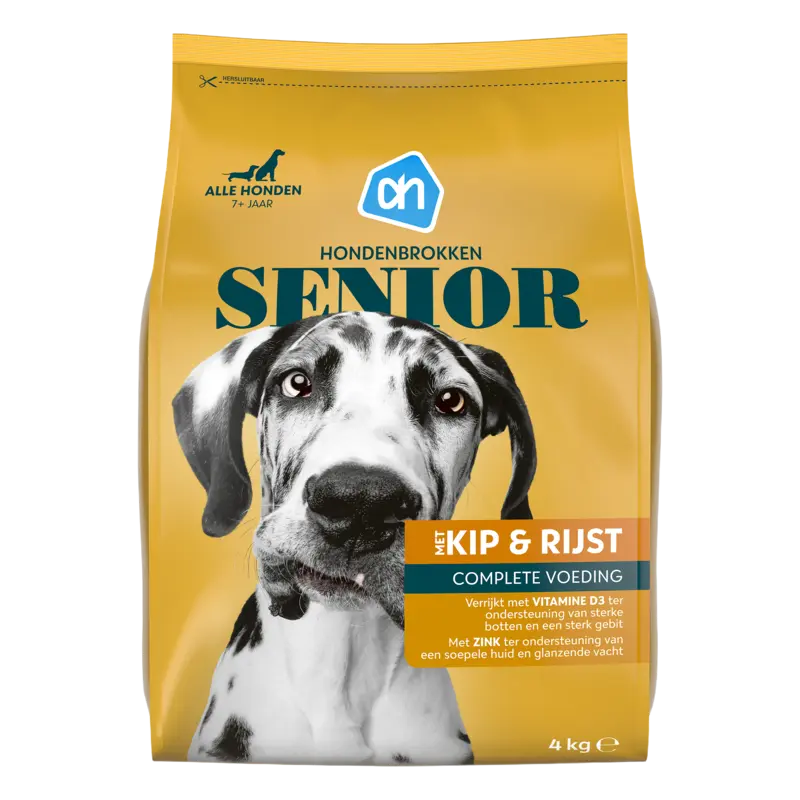 Hondenbrokken senior met kip & rijst