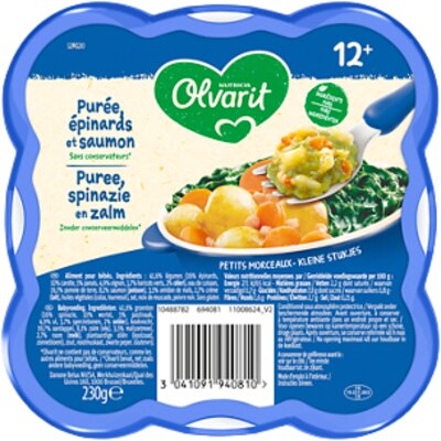 pdp-image-Olvarit Puree, spinazie en zalm 12m+ bel