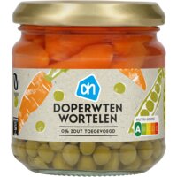 Een afbeelding van AH Doperwten en wortelen