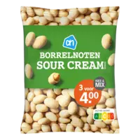 AH Borrelnoten sour cream smaak