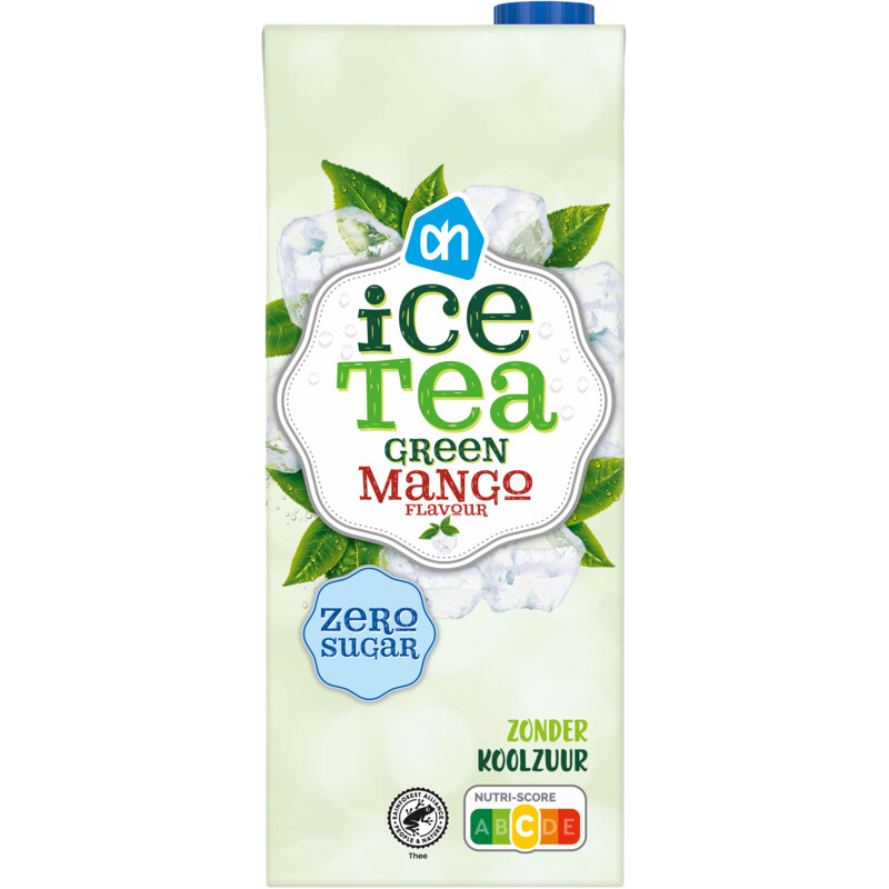 Een afbeelding van AH Ice tea green mango zero zonder koolzuur