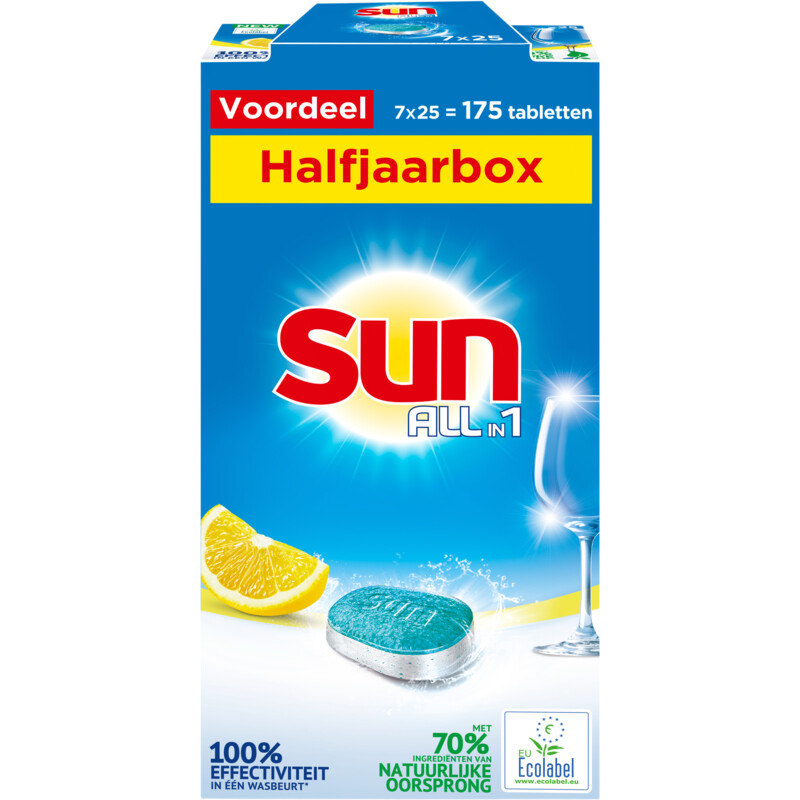 Een afbeelding van Sun Vaatwastabletten all-in-one
