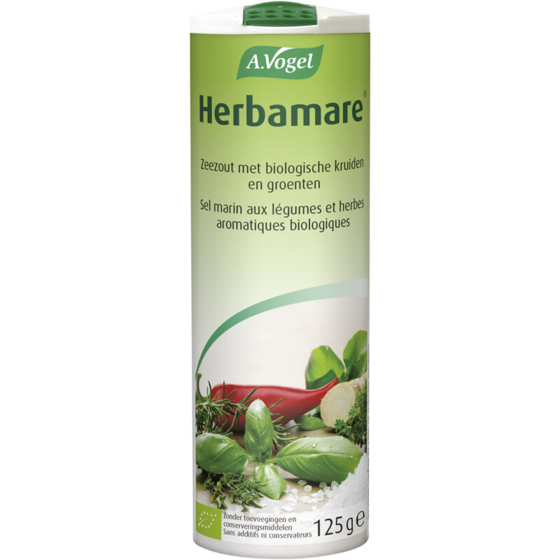 Een afbeelding van A.Vogel Herbamare original zeezout met kruiden