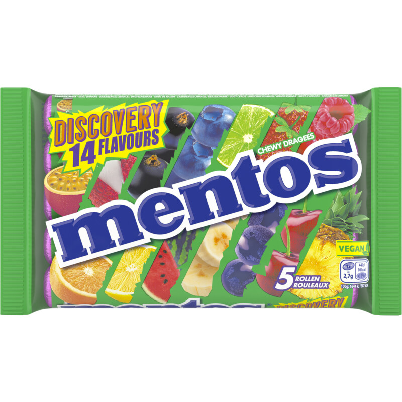 Een afbeelding van Mentos Discovery 14 flavours