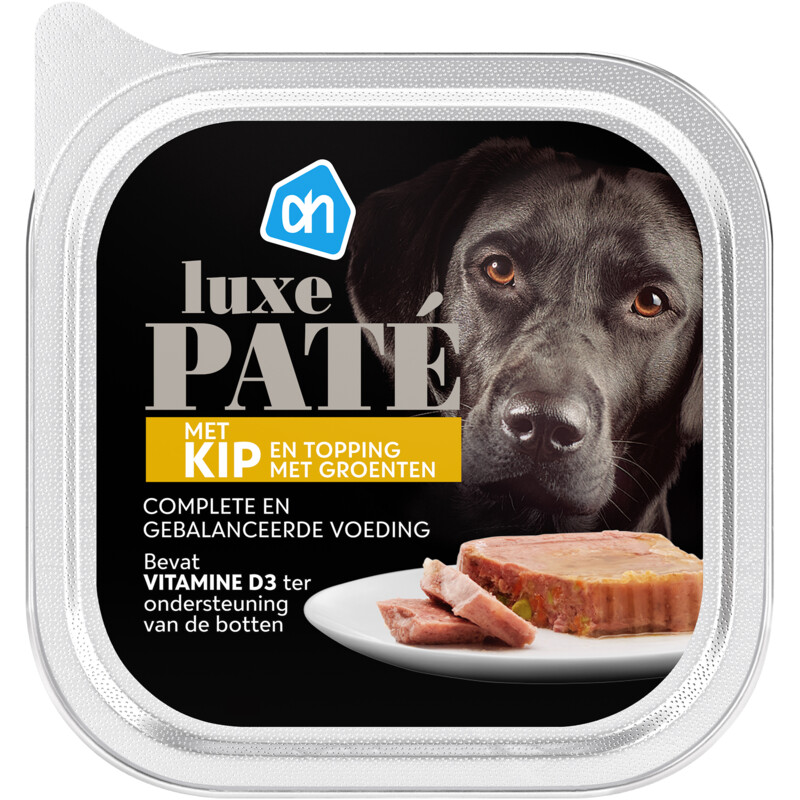 Een afbeelding van AH Luxe paté met kip en groente