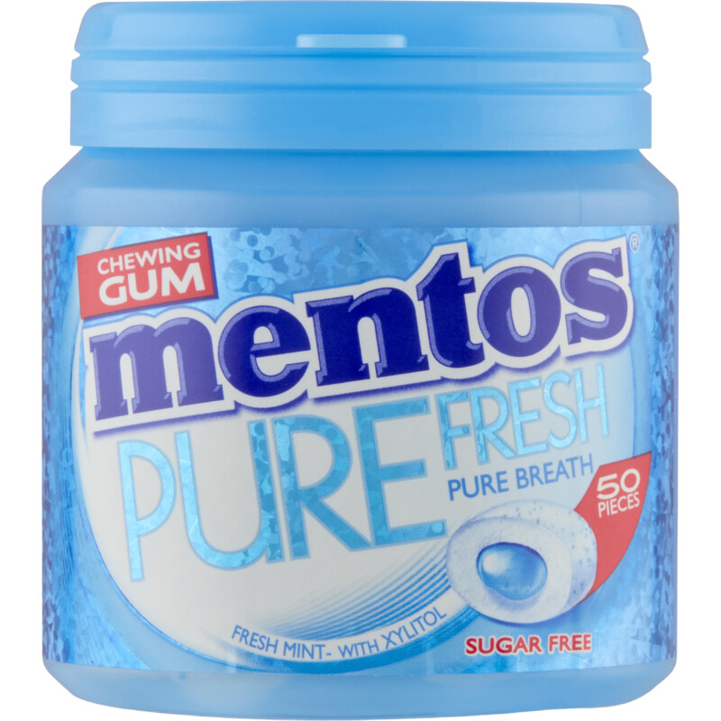 Een afbeelding van Mentos Gum Pure fresh freshmint sugarfree