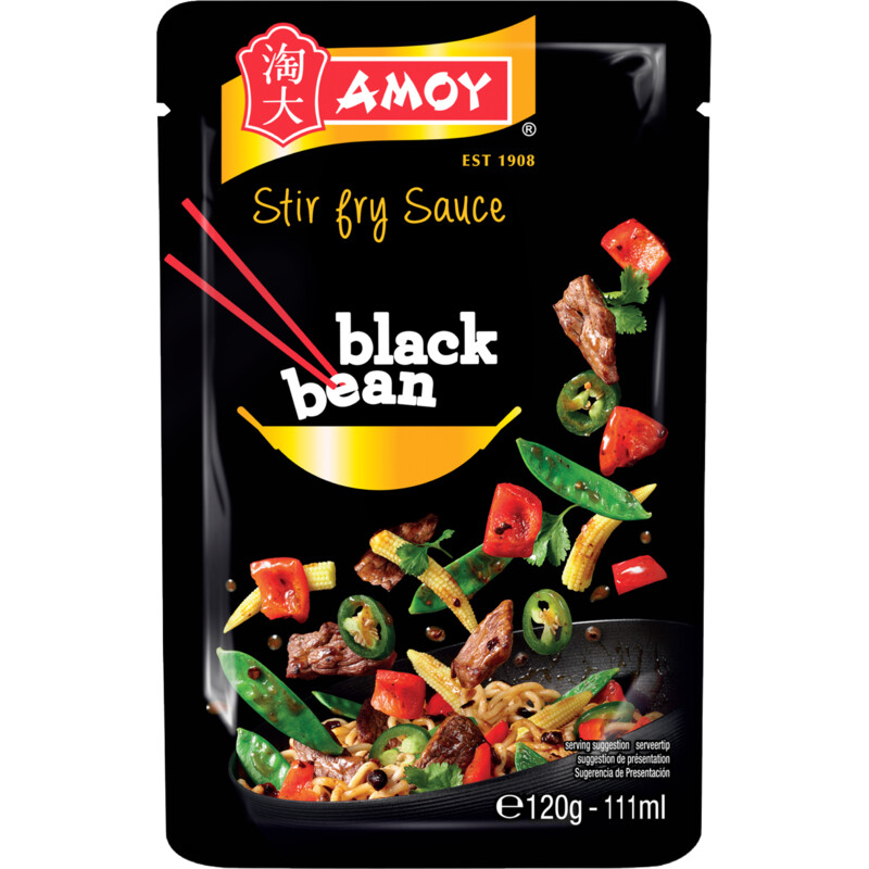 Een afbeelding van Amoy Stir fry sauce black bean