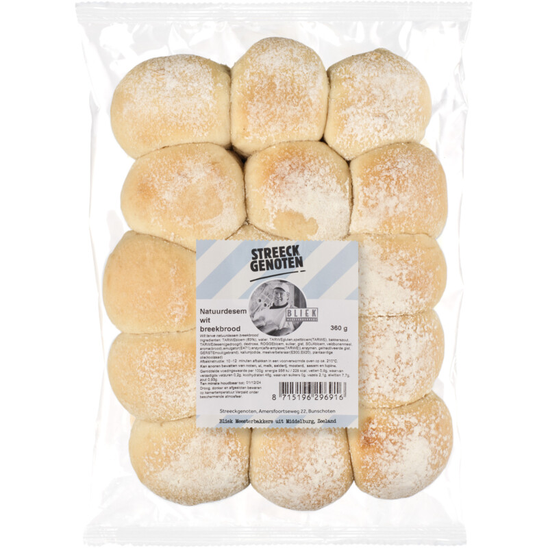 Een afbeelding van Streeckgenoten Breekbrood rustiek wit