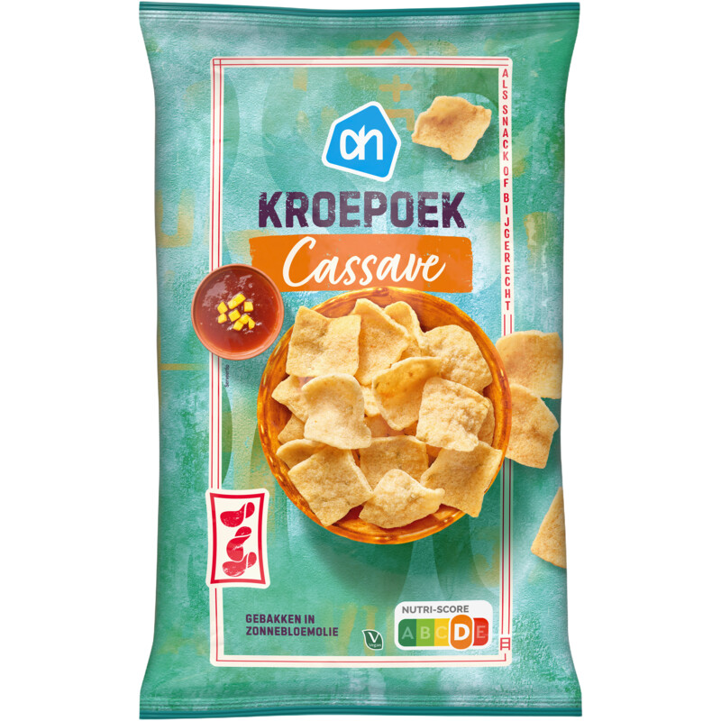 Een afbeelding van AH Kroepoek cassave