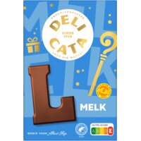 Een afbeelding van Delicata Chocoladeletter melk L