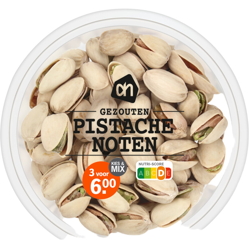 Een afbeelding van AH Gezouten pistachenoten