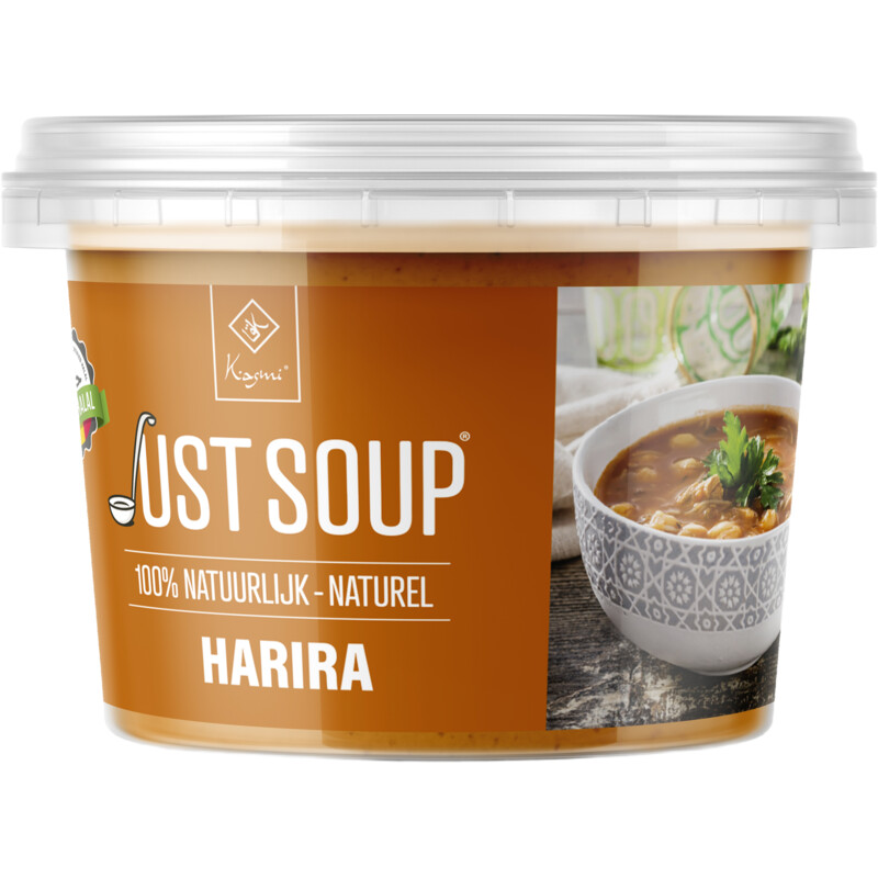 Een afbeelding van Kasmi Just soup harira