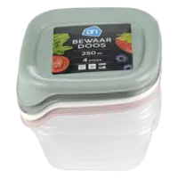 AH Bewaardoos 0.25ltr vierkant