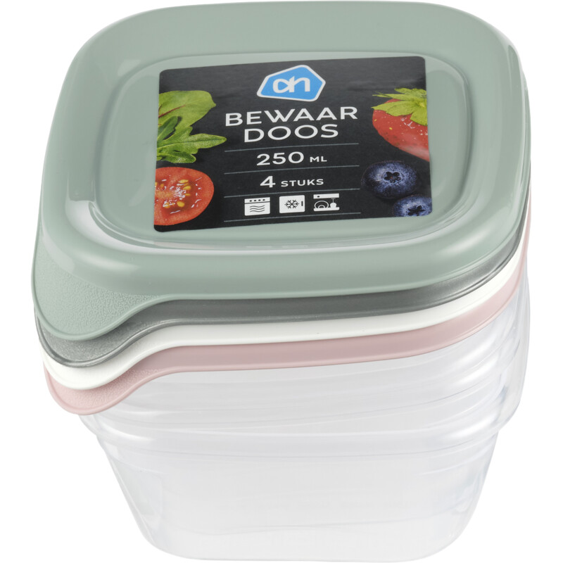 Een afbeelding van AH Bewaardoos 0.25ltr vierkant