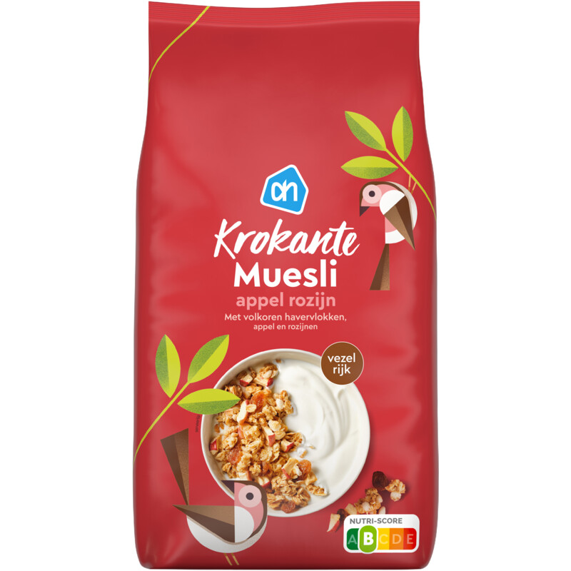Een afbeelding van AH Krokante muesli appel rozijn