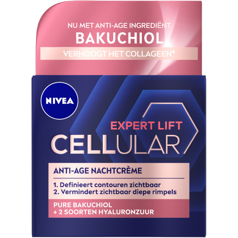 Een afbeelding van NIVEA CELLular hyaluron nachtcrème