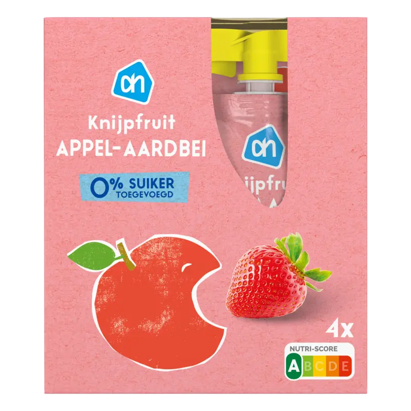 AH Knijpfruit appel-aardbei
