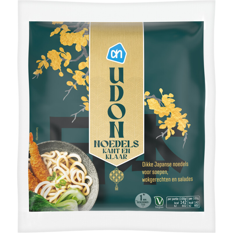 Een afbeelding van AH Udon noedels kant en klaar