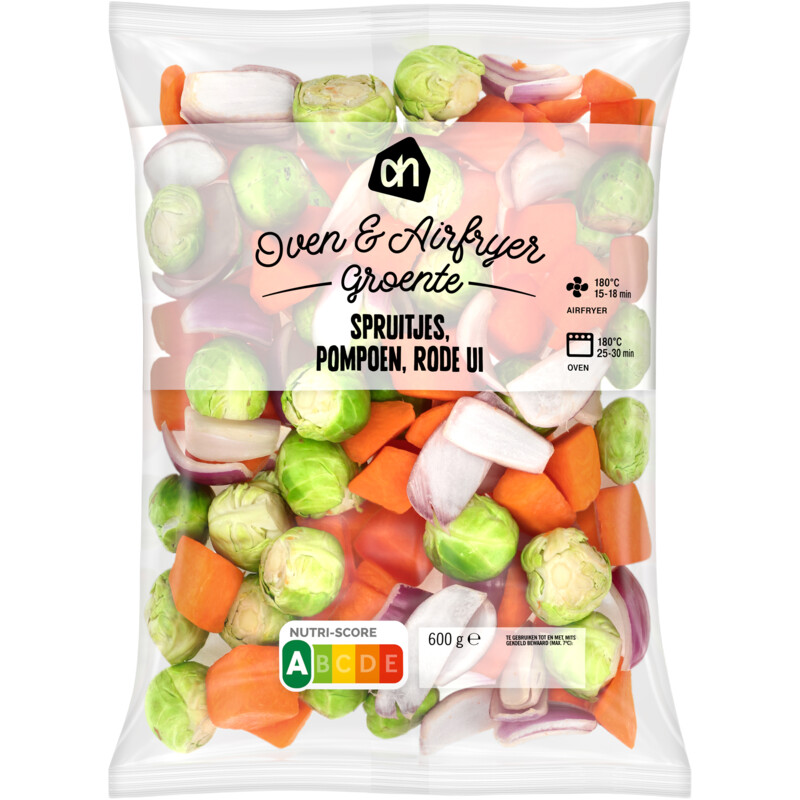 Een afbeelding van AH Oven & airfryer spruitjes pompoen