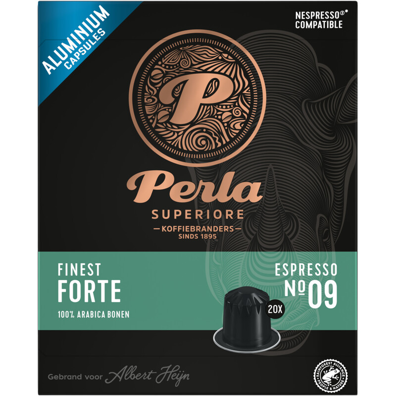 Een afbeelding van Perla Superiore Finest espresso forte capsules