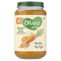 Olvarit Wortel kip rijst 6m+
