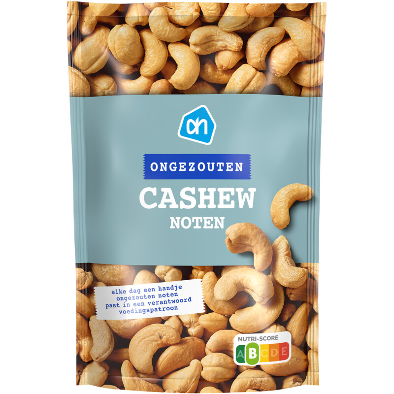 Een afbeelding van AH Ongezouten cashewnoten