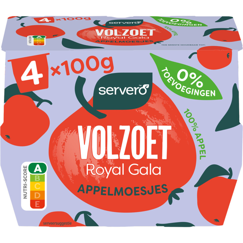 Een afbeelding van Servero Royal gala appelmoesjes