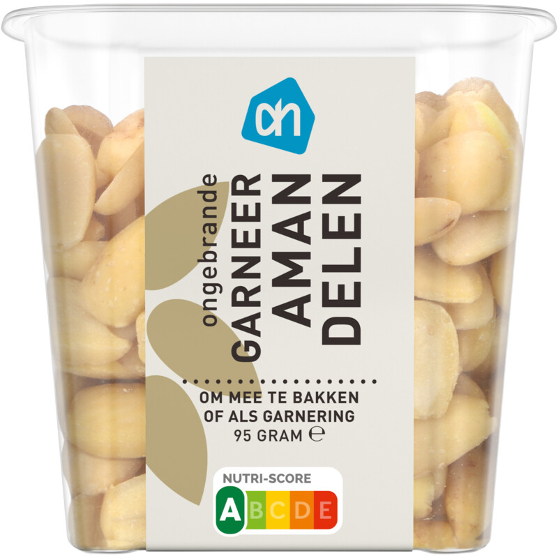 Een afbeelding van AH Ongebrande garneer amandelen
