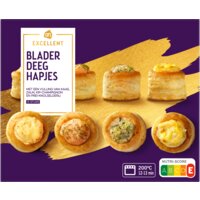 Een afbeelding van AH Excellent Bladerdeeghapjes