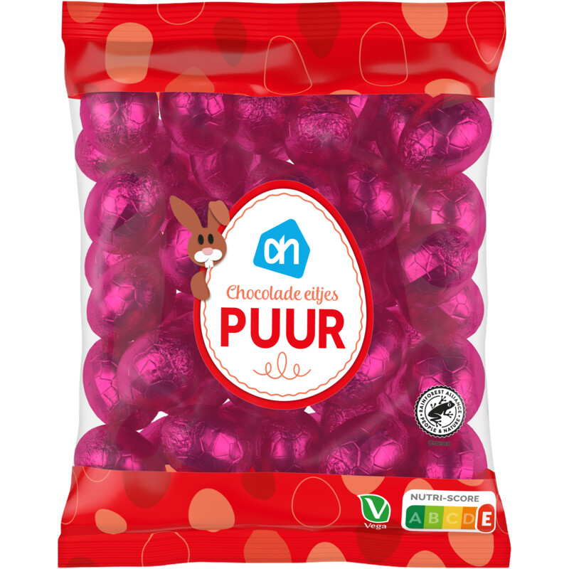 Een afbeelding van AH Chocolade eitjes puur