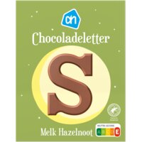 Een afbeelding van AH Chocoladeletter melk hazelnoot