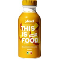 Een afbeelding van Yfood This is food drinkmaaltijd mango