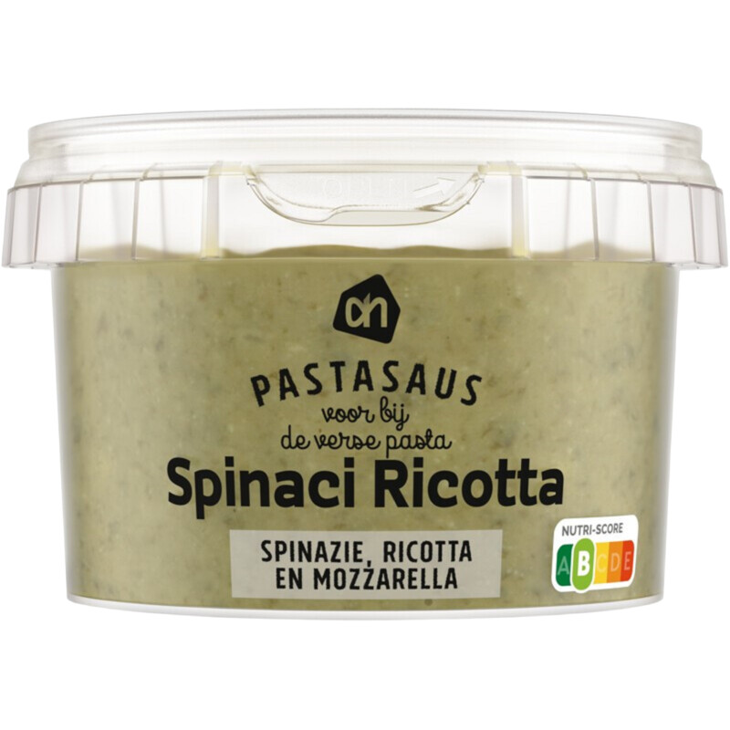 Een afbeelding van AH Pastasaus spinazie ricotta