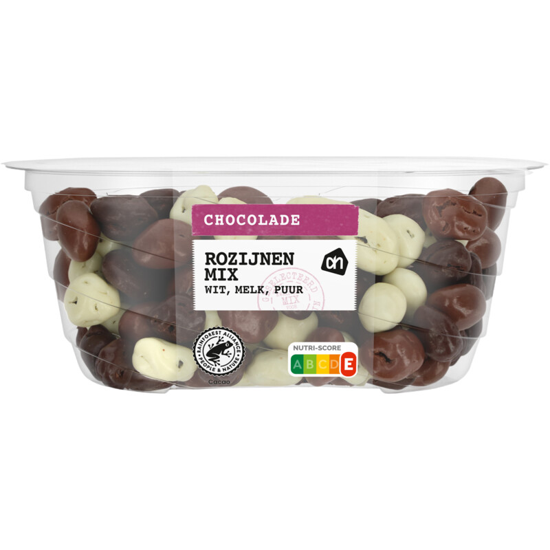 Een afbeelding van AH Rozijnenmix chocolade