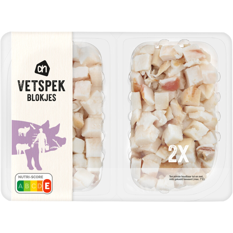 Een afbeelding van AH Vetspek blokjes