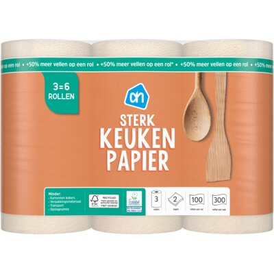 pdp-image-AH Keukenpapier sterk 3=6 rollen
