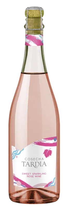 Sweet rosé sparkling wine
