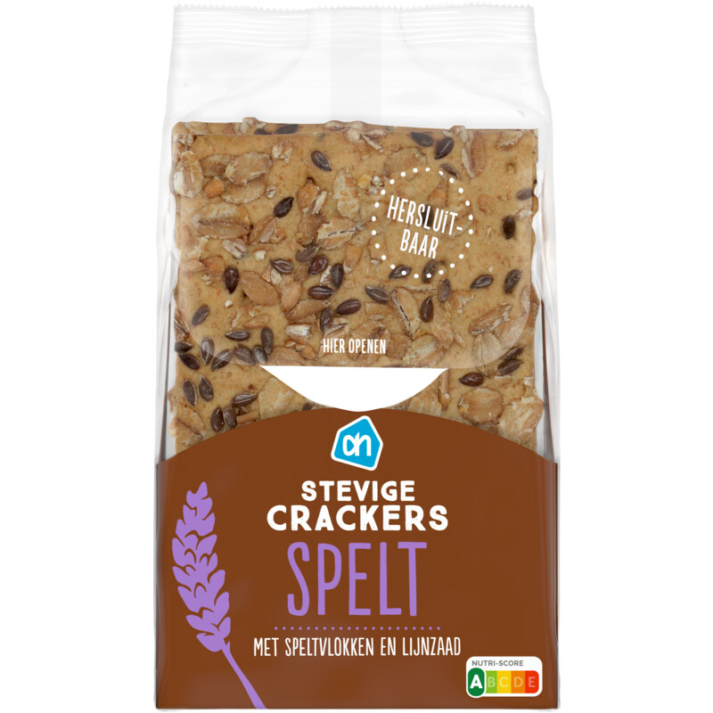 Een afbeelding van AH Stevige crackers spelt