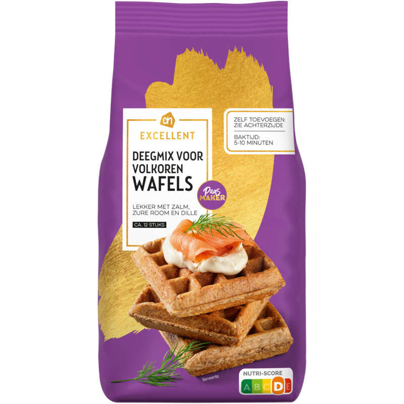 Een afbeelding van AH Excellent Mix voor volkoren wafels