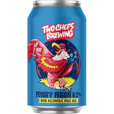 pdp-image-Two Chefs Brewing Funky falcon 0.2% non alcoholic pale ale