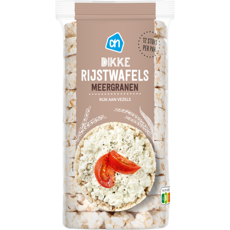 Een afbeelding van AH Dikke rijstwafels meergranen