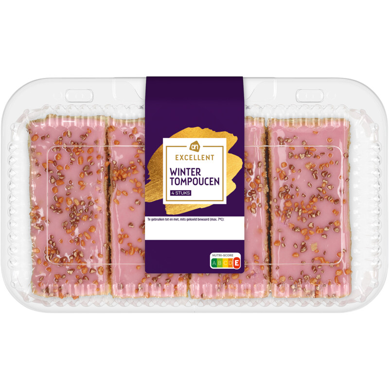 Een afbeelding van AH Excellent Winter tompouce goud