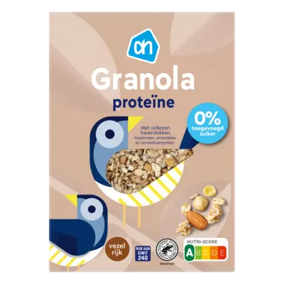 pdp-image-AH Granola proteïne 0% toegevoegd suiker