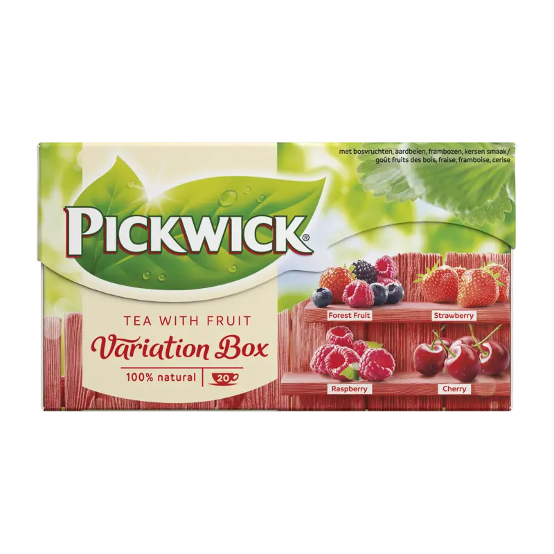 Pickwick Variatiebox rood vruchtenthee